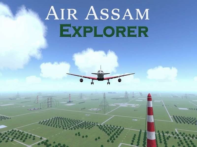 Assam Landscape in Air Assam Explorer